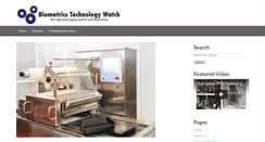 Desktop Screenshot of biometricstechnologywatch.com